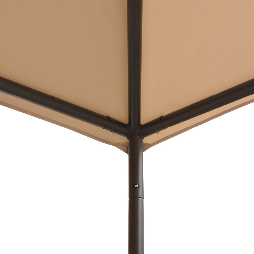 Paviljongtelt 4x4 m stål beige