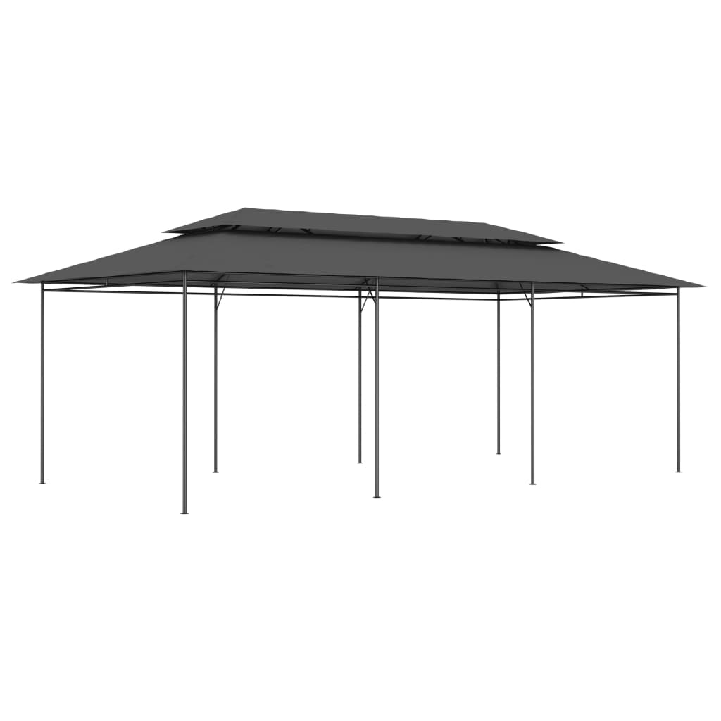 Paviljong 600x298x270 cm antrasitt