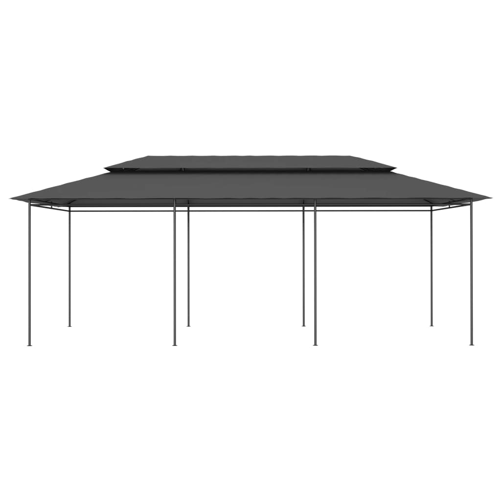 Paviljong 600x298x270 cm antrasitt