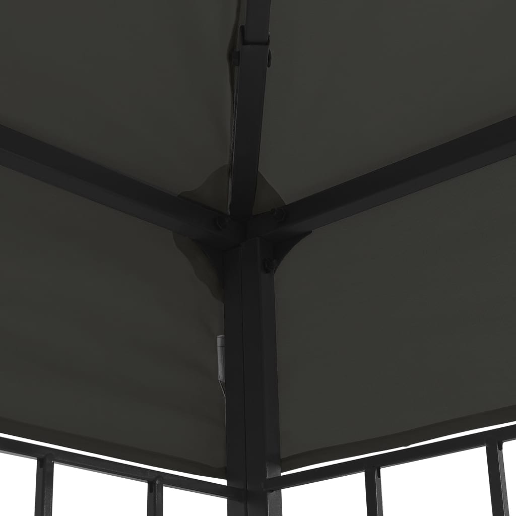 Paviljong 3x4 m antrasitt