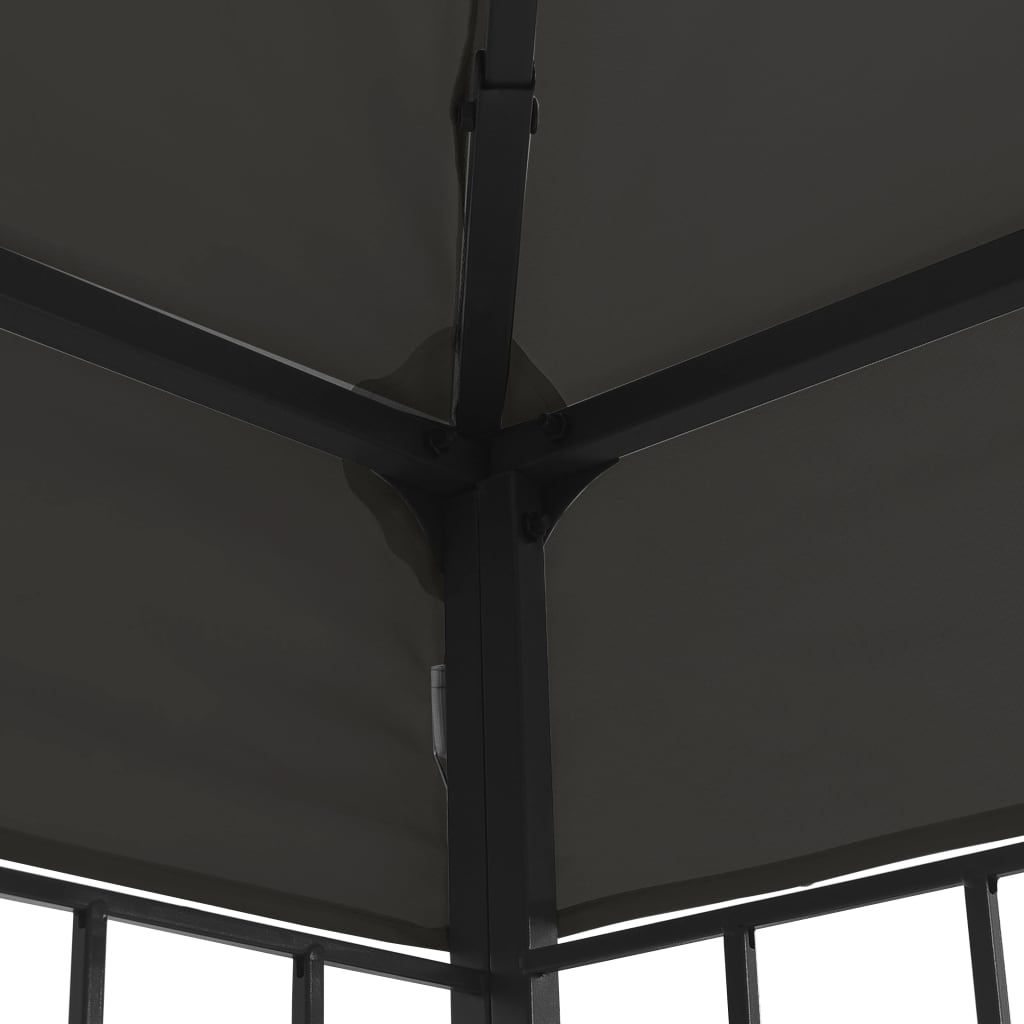 Paviljong 3x6 m antrasitt