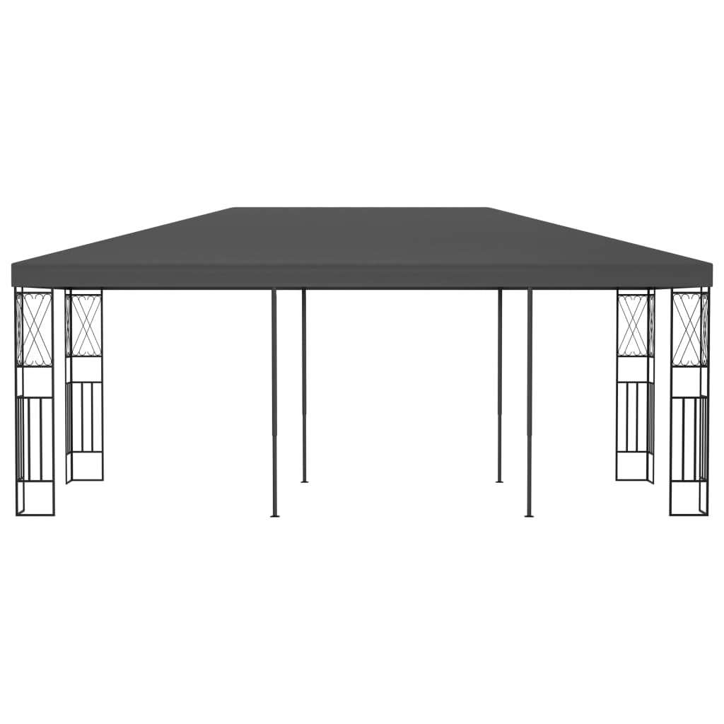 Paviljong 3x6 m antrasitt stoff