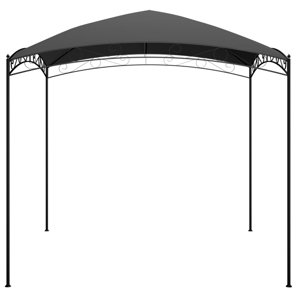 Paviljong 3x3x2,65 m antrasitt 180 g/m²