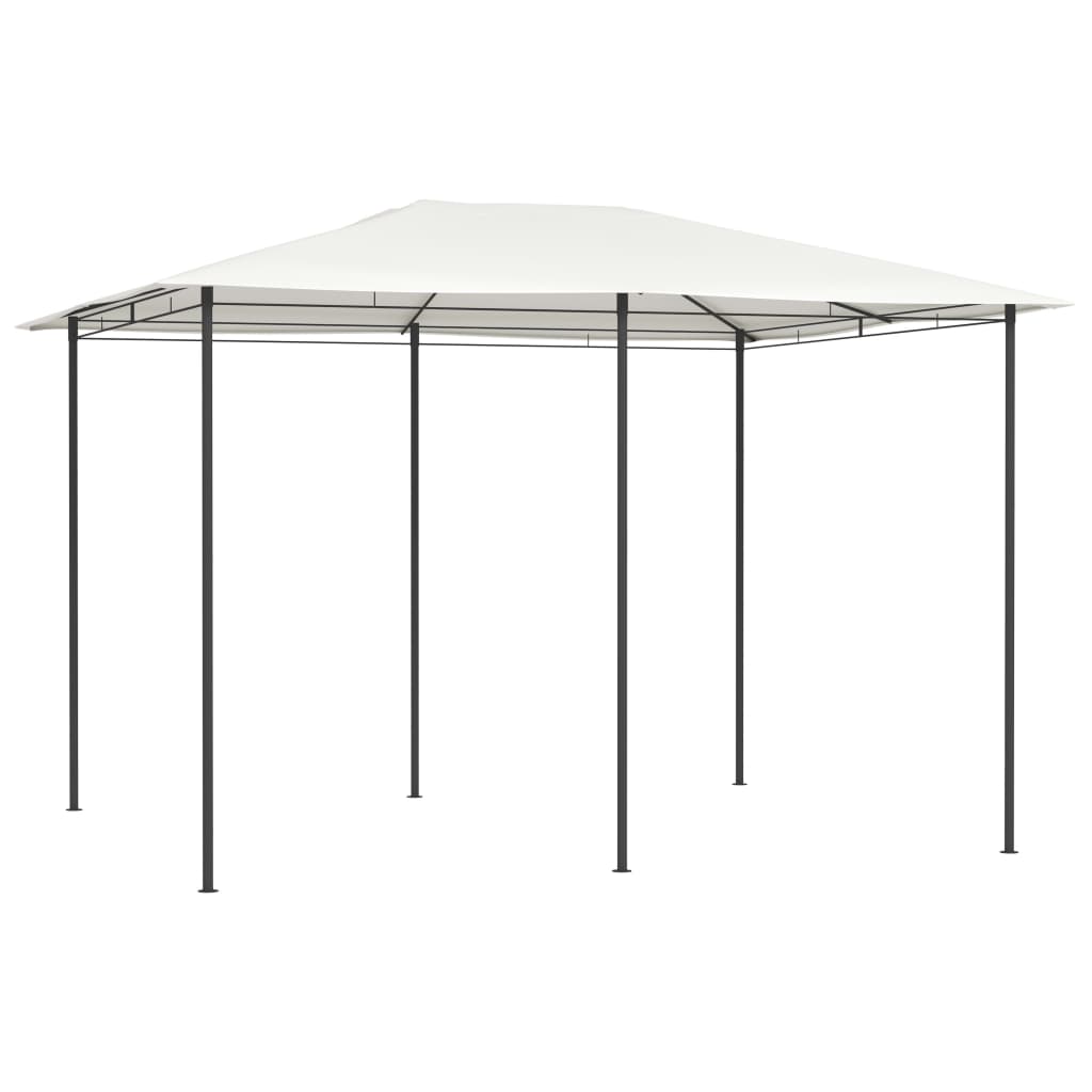 Paviljong 3x4x2,6 m kremhvit 160 g/m²