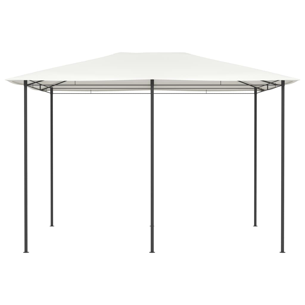 Paviljong 3x4x2,6 m kremhvit 160 g/m²