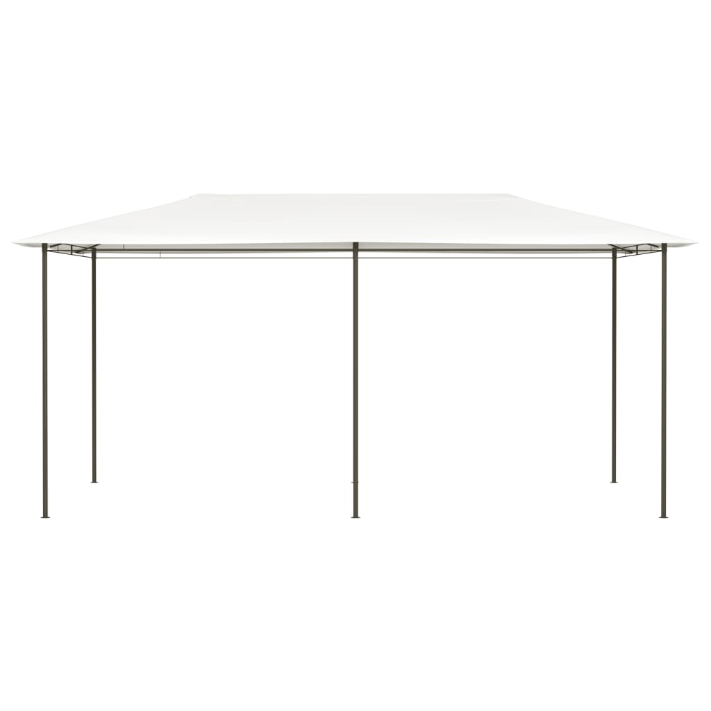 Paviljong 2,98x5,3x2,59 m kremhvit 160 g/m²