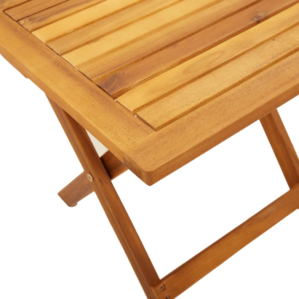 Solsenger 2 stk med bord svart heltre akasie