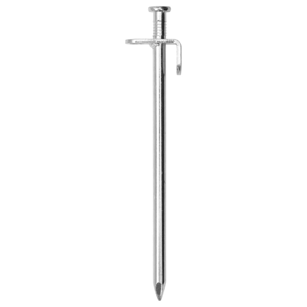 Teltplugger 24 stk 19,5 cm 8 mm galvanisert stål
