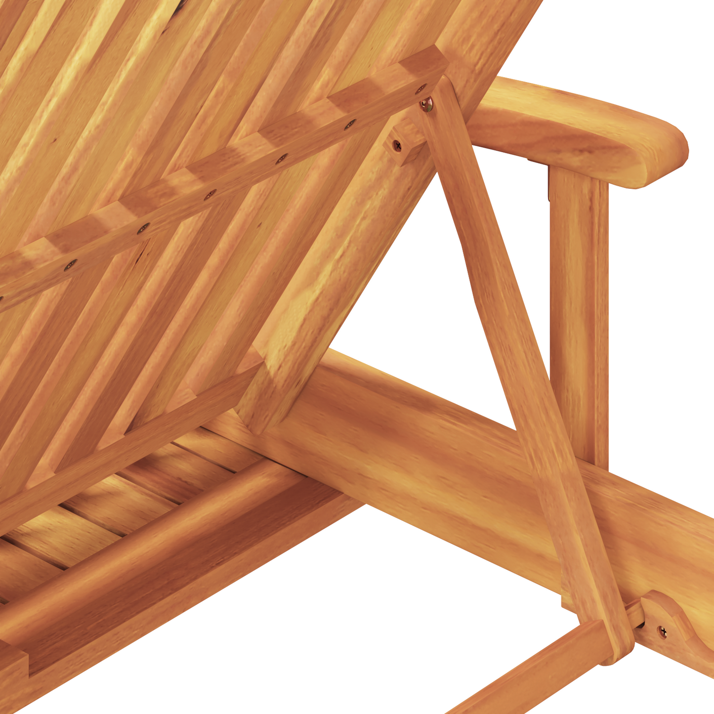 Solsenger 2 stk med puter og bord Taupe Solid tre Acacia