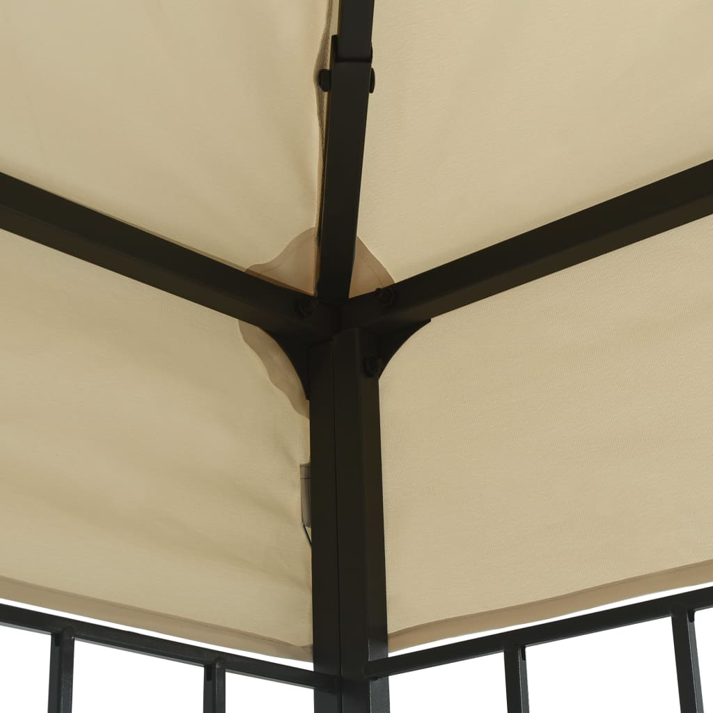Paviljong 3x4 m kremhvit