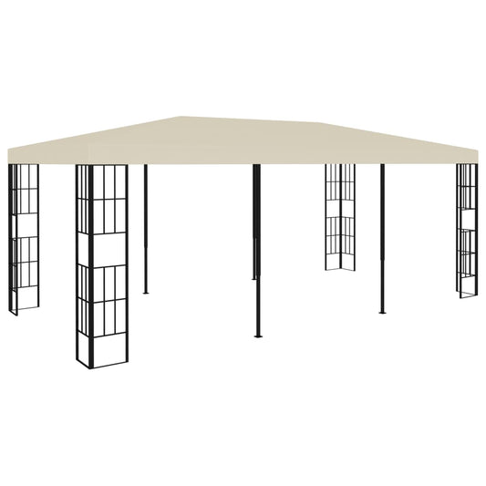 Paviljong 3x6 m kremhvit