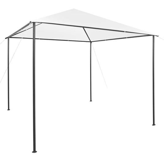 Paviljong 3x3x2,9 m hvit 180 g/m²