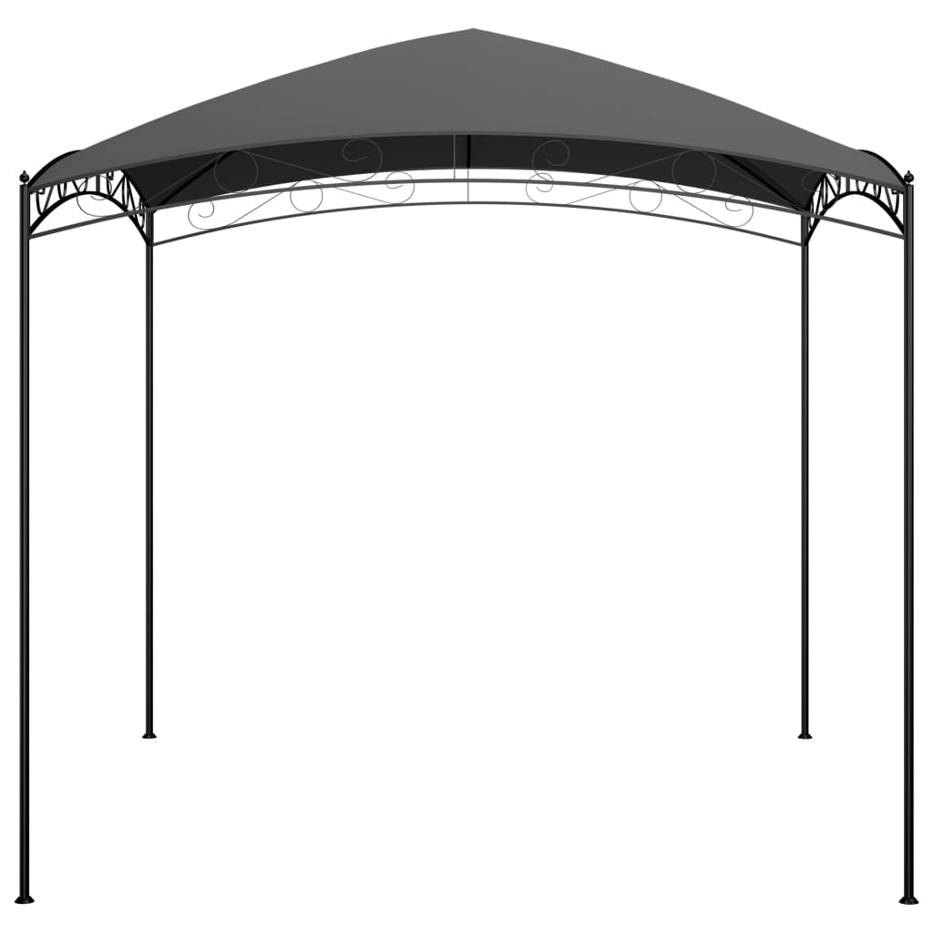 Paviljong 3x3x2,65 m antrasitt 180 g/m²