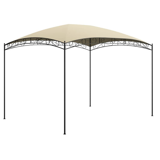 Paviljong 3x4x2,65 m kremhvit 180 g/m²