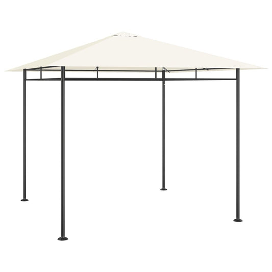 Paviljong 3x3x2,7 m kremhvit 180 g/m²