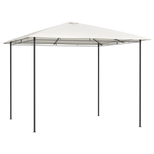 Paviljong 3x3x2,6 m kremhvit 160 g/m²