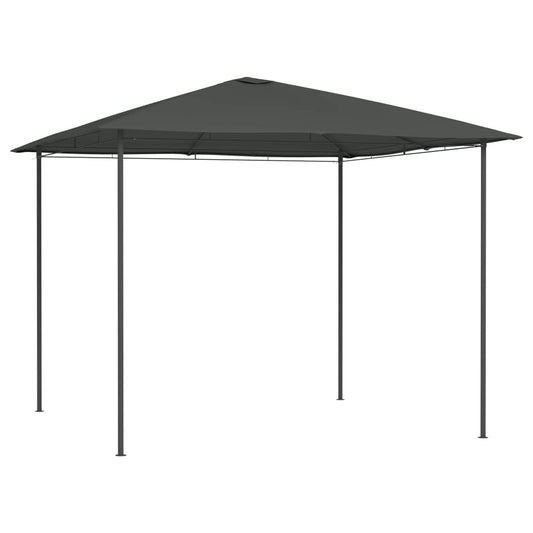 Paviljong 3x3x2,6 m antrasitt 160 g/m²
